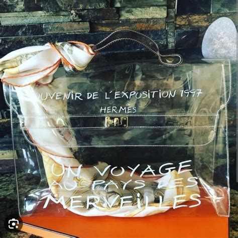 un voyage au pays des merveilles hermes prix|Hermes Clear Plastic Un Voyage Kelly Souvenir Tote Bag .